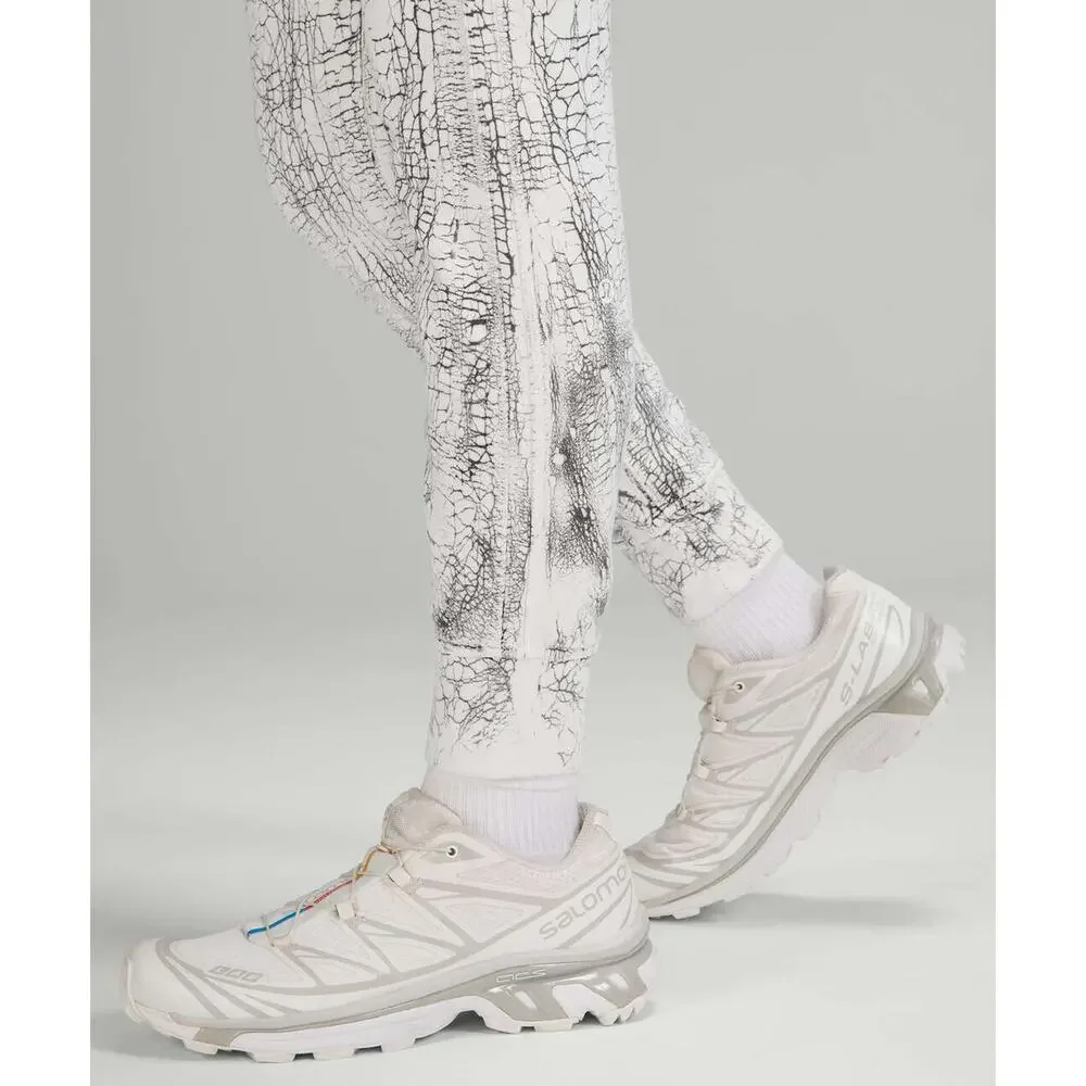 Lululemon Warm Down Jogger 7/8 Length Thread Dye White Black Pants Size 4 - Picture 10 of 11